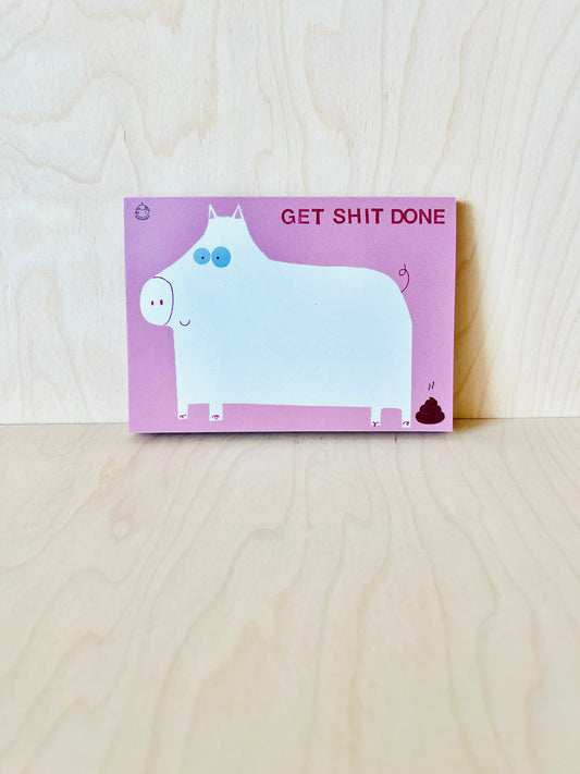 Get Shit Done Notizblock DIN A6