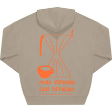 Laden Sie das Bild in den Galerie-Viewer, Oversize Hoodie Neon More Espresso Stone
