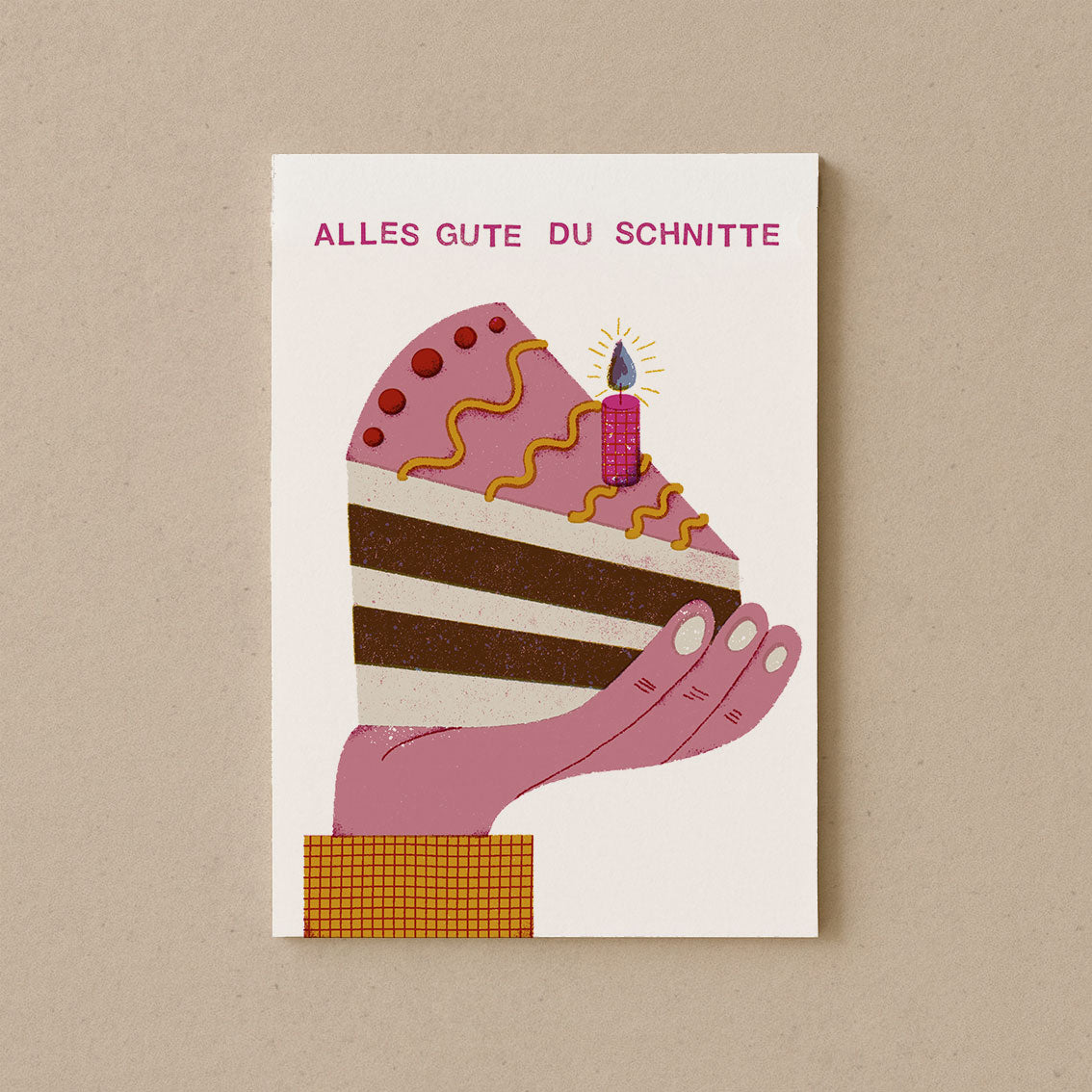 Schnitte Postkarte DIN A6