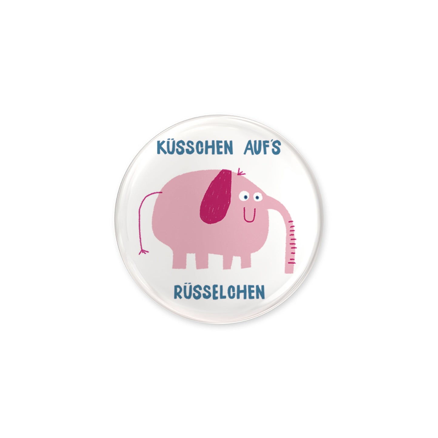 Magnet Küsschen Button