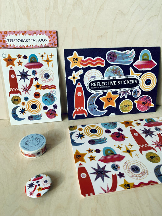 selection of space related products