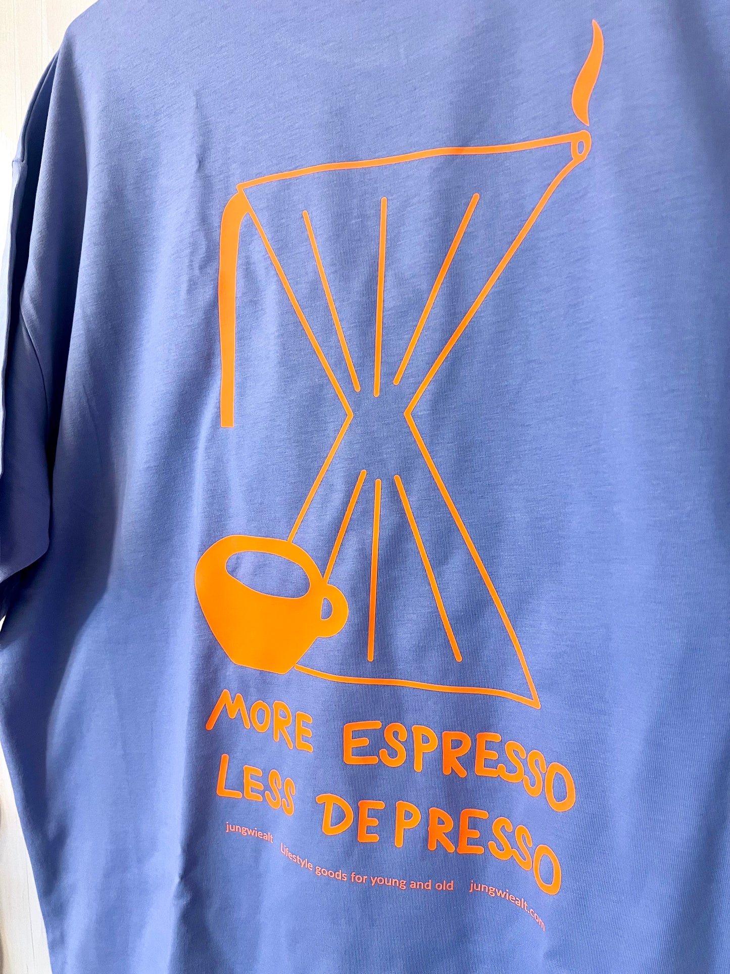 Oversize T-Shirt Neon Espresso Violet
