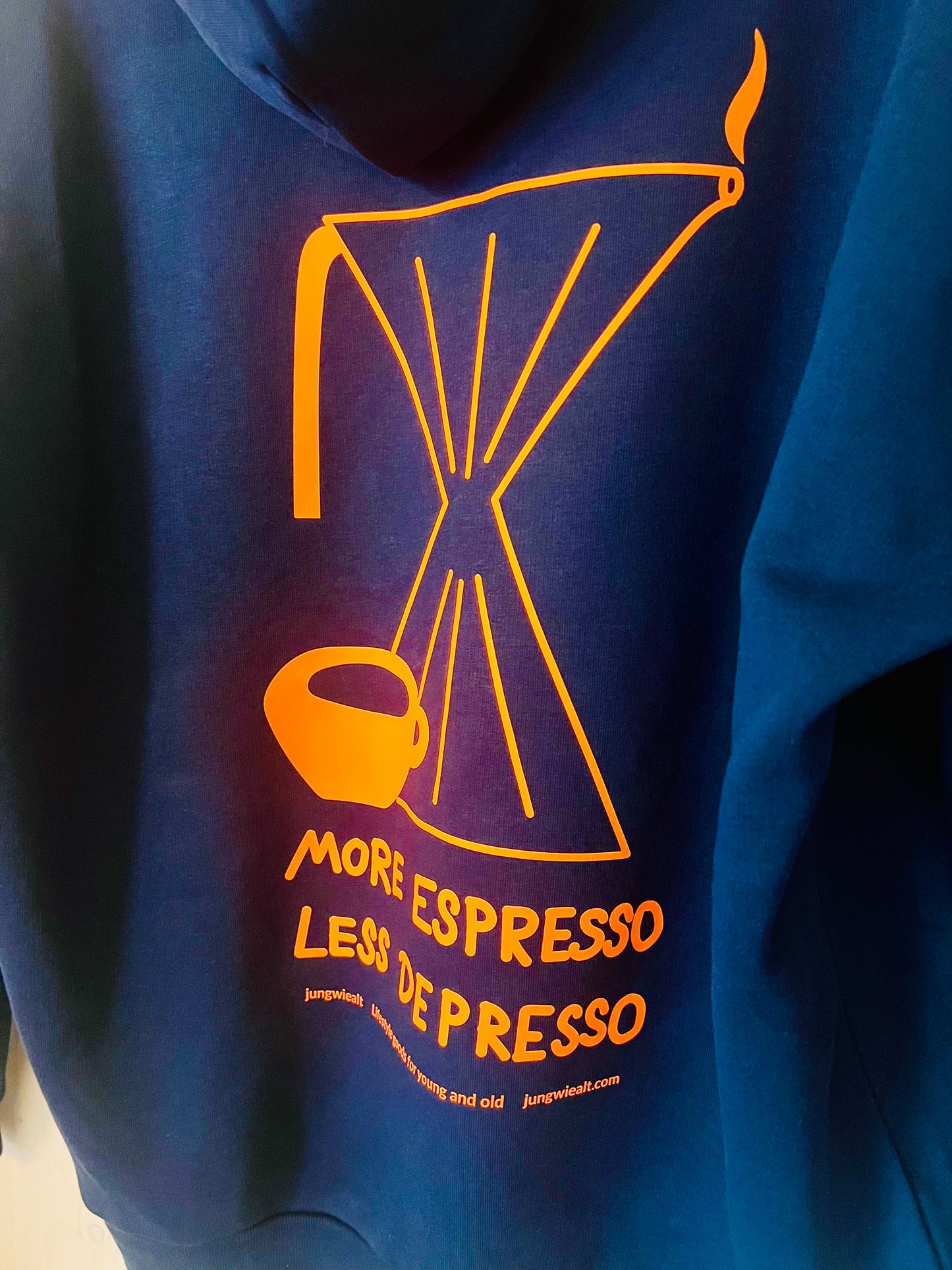 Oversize Hoodie Neon More Espresso Navy
