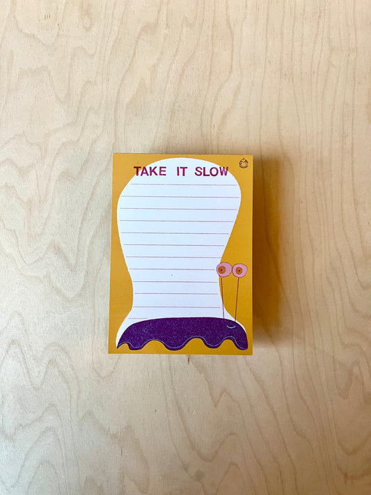 Take It Slow Notizblock DIN A6