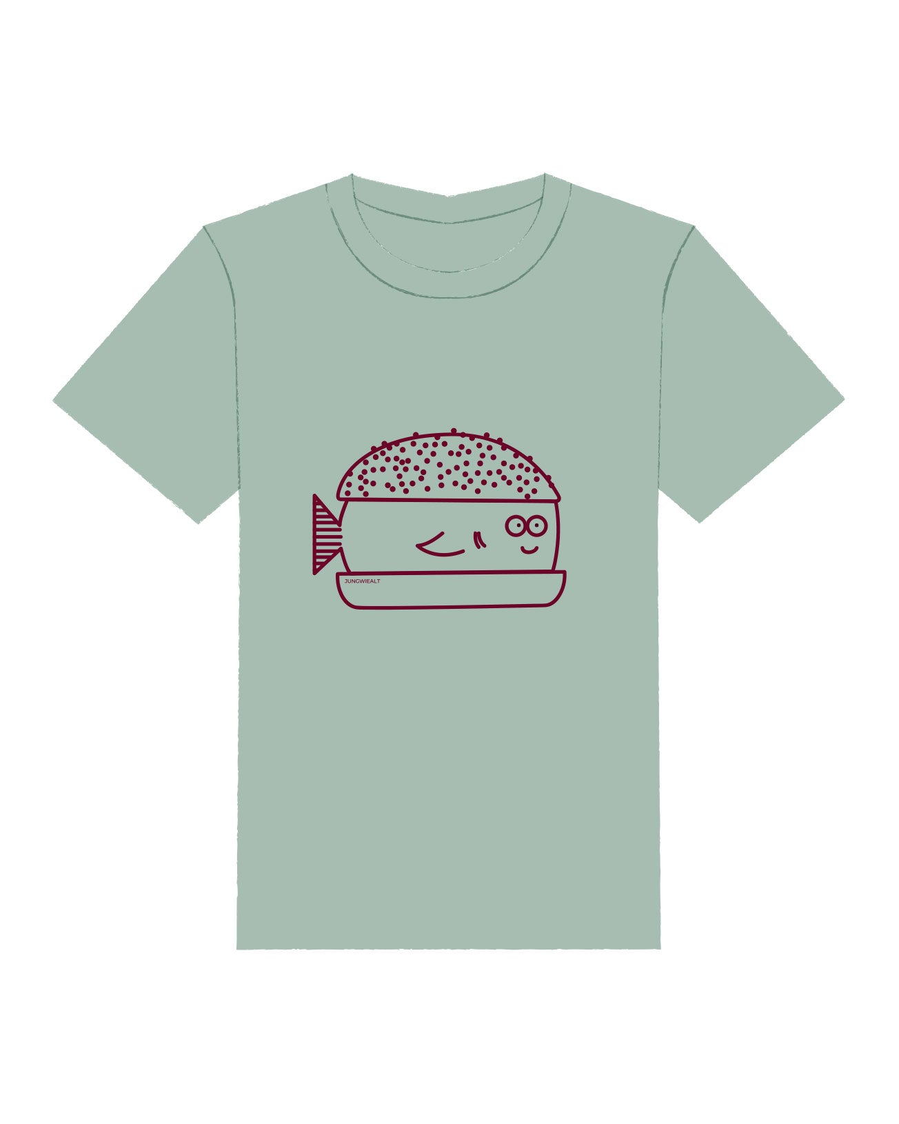 Kids T-Shirt Fischbrötchen Natural Raw Aloe