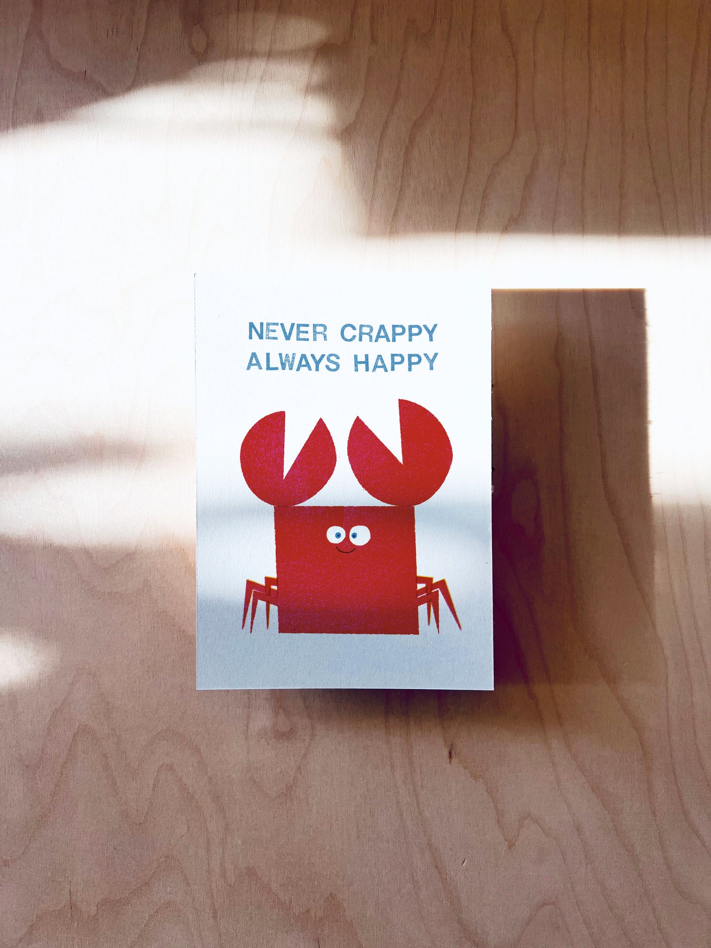 Happy Crappy Postkarte DIN A6