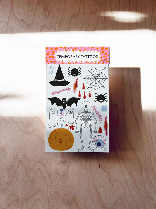 Halloween Tattoos DIN A6