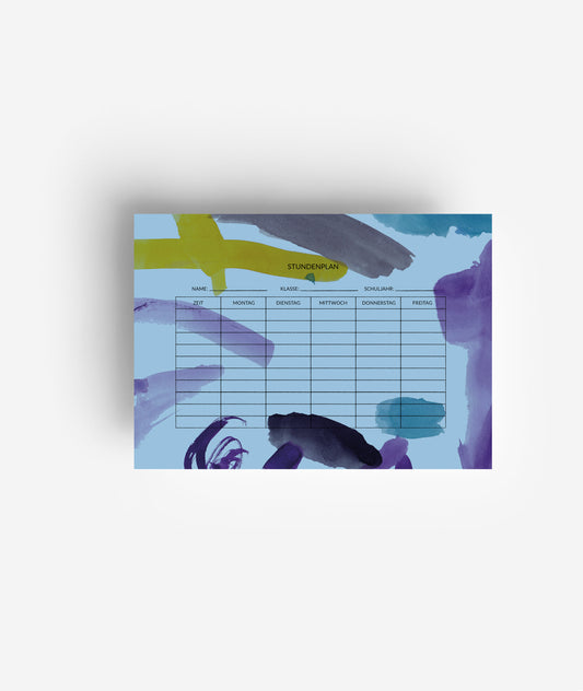 abstract Stundenplan jungwiealt