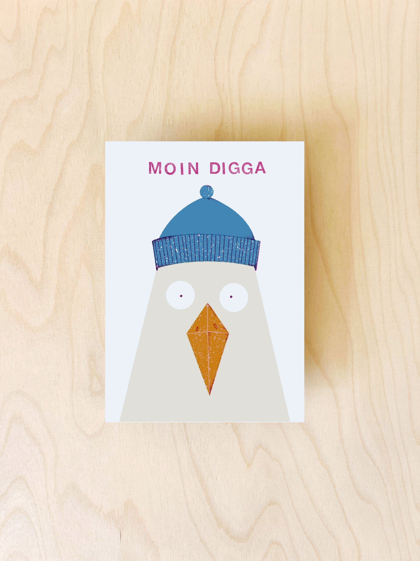 Digga Möwe Postkarte DIN A6