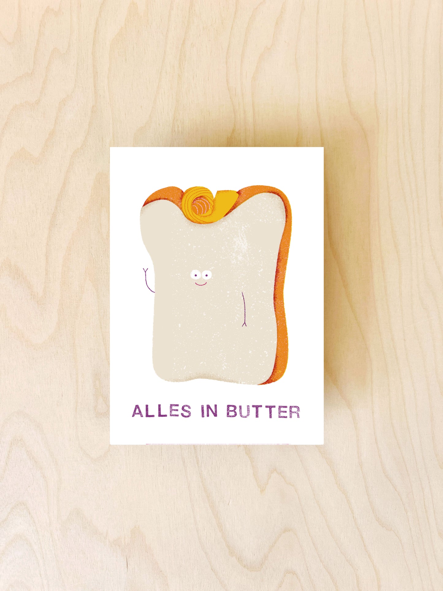 Alles in Butter Postkarte DIN A6
