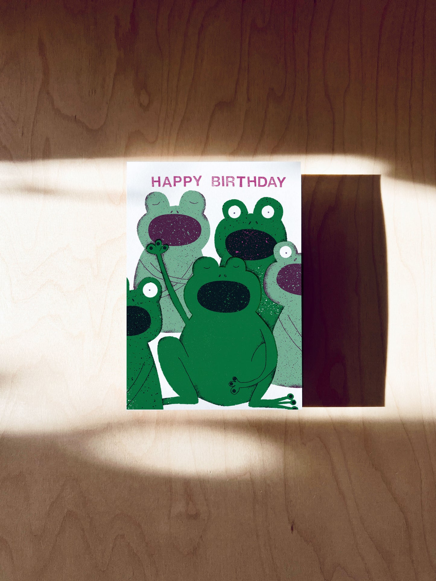 Froschchor Postkarte DIN A6