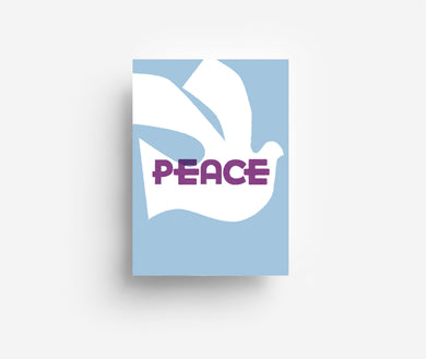 Peace Postkarte DIN A6