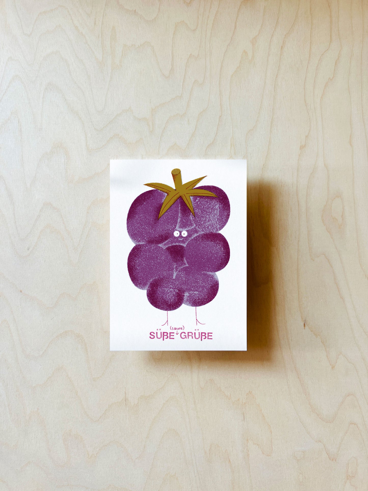 Süße Grüße Postkarte DIN A6