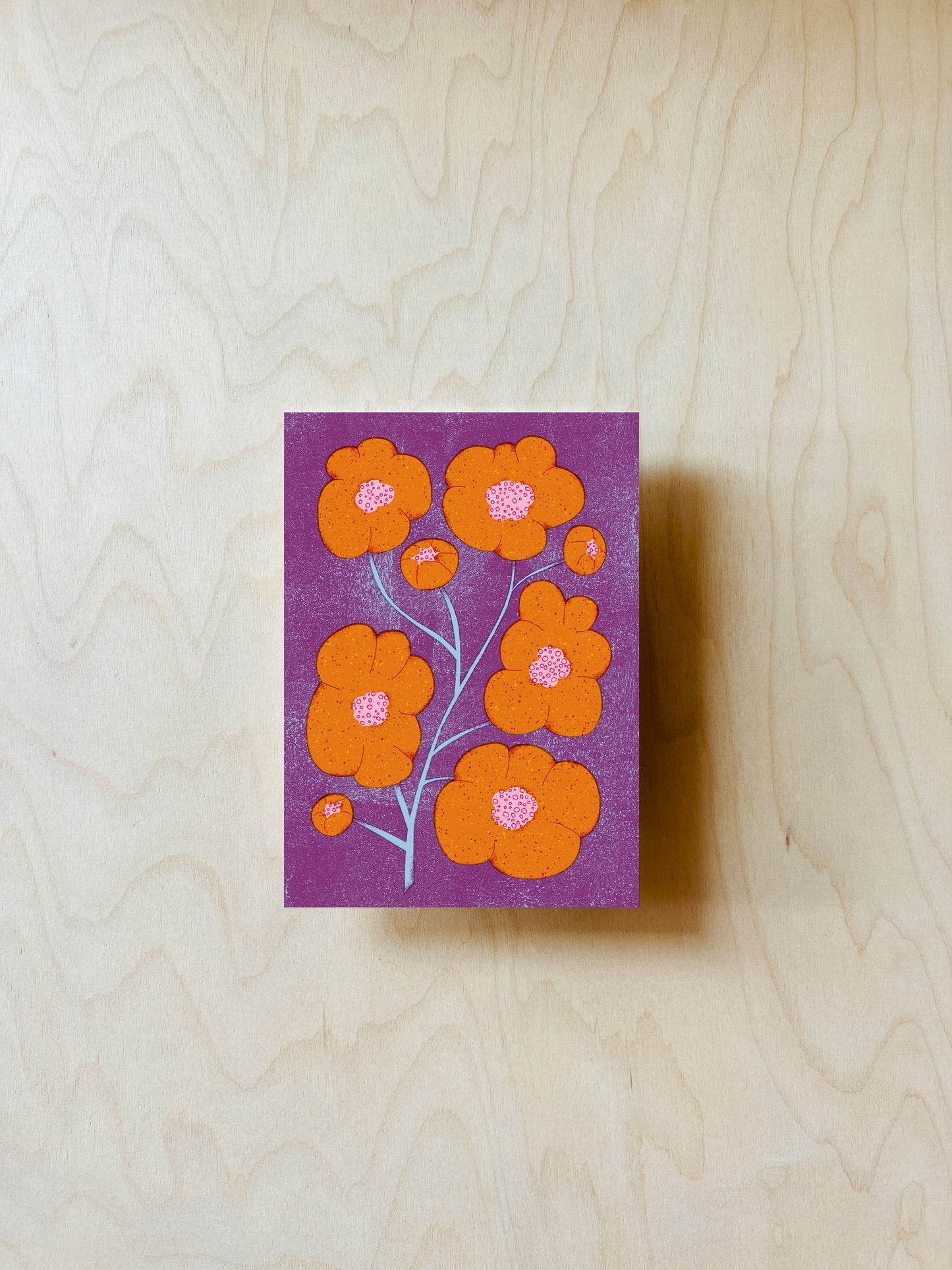 Anemone Postkarte DIN A6