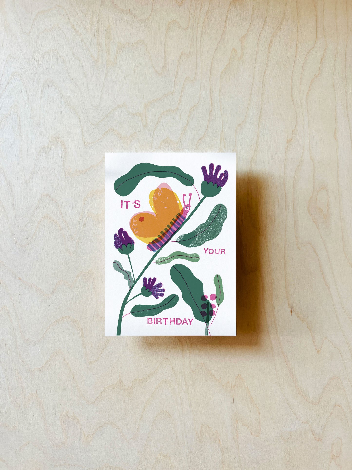 Geburtstagsschmetterling Postkarte DIN A6