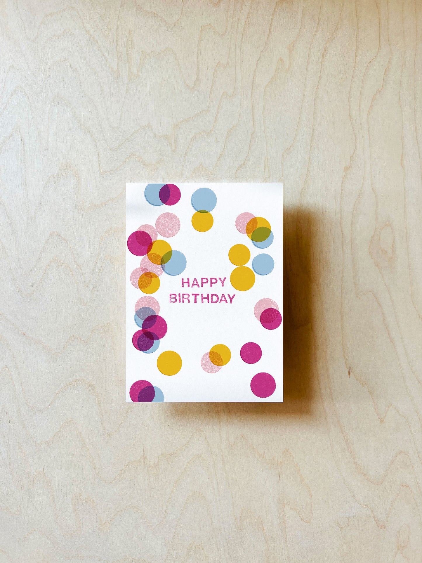 Confetti Postkarte DIN A6