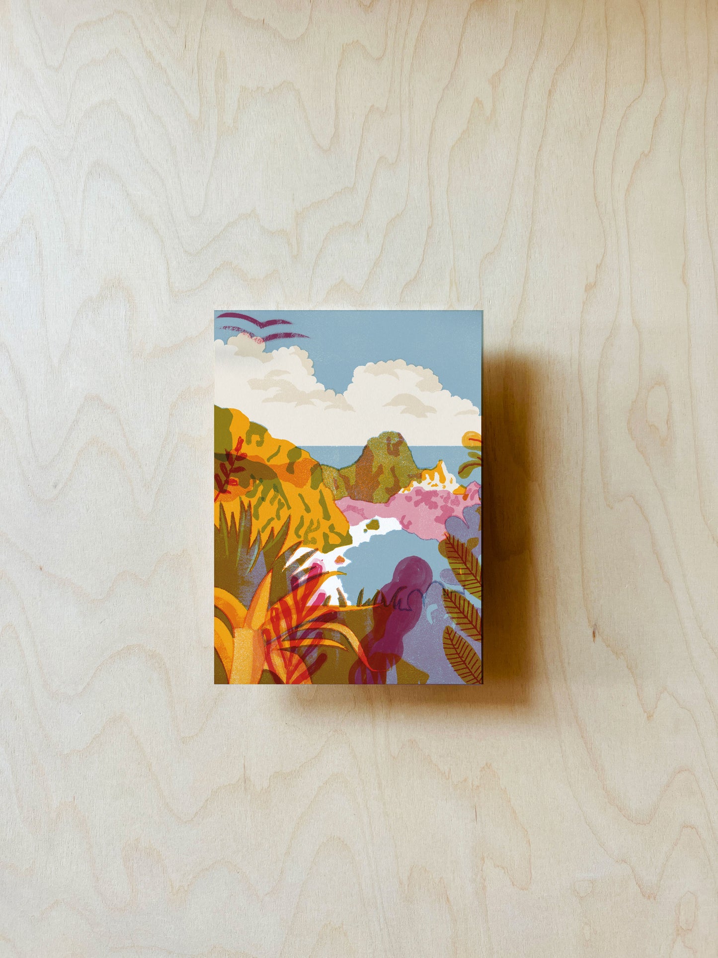 Insel Postkarte DIN A6