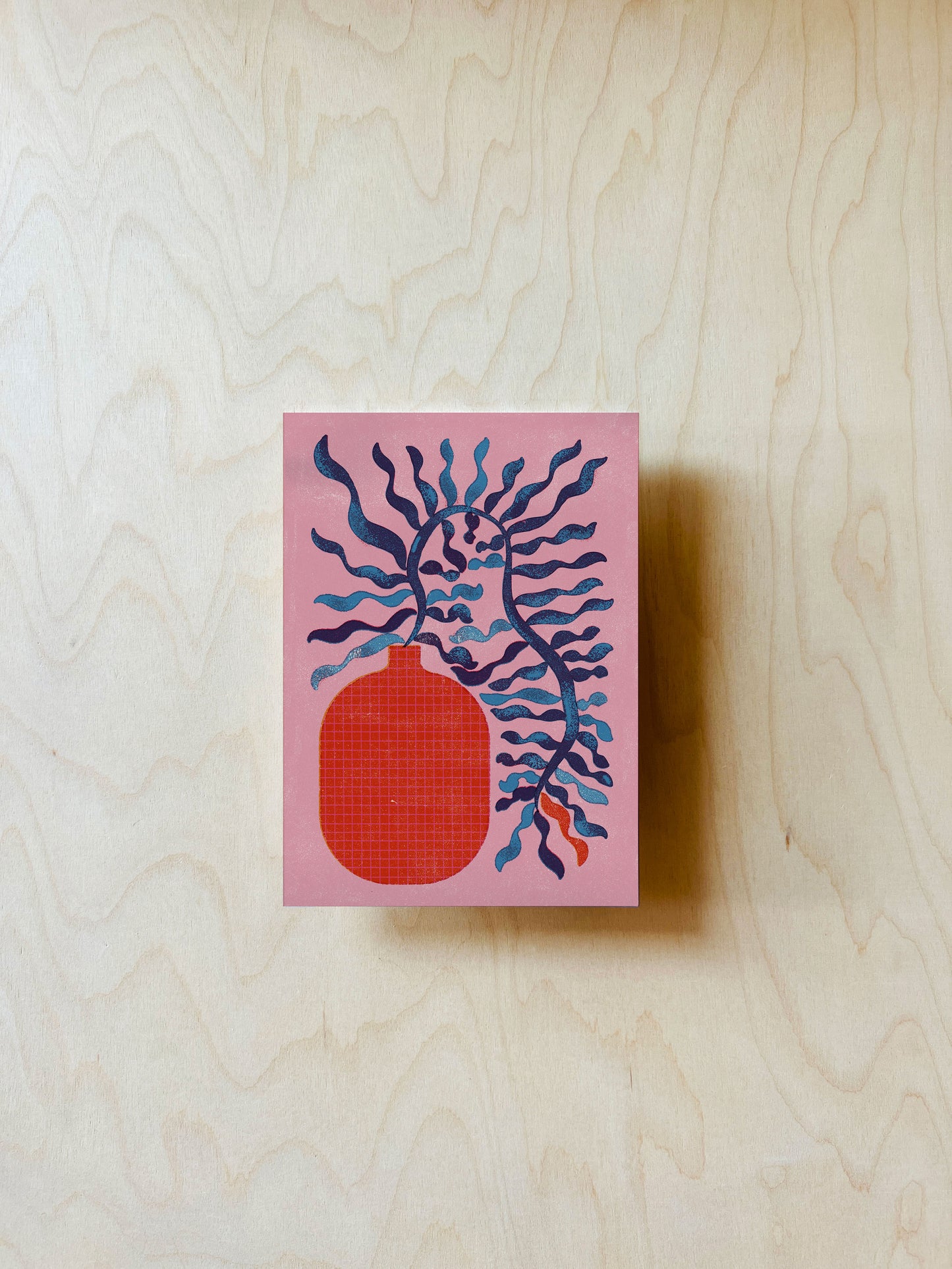 Pflanze Postkarte DIN A6