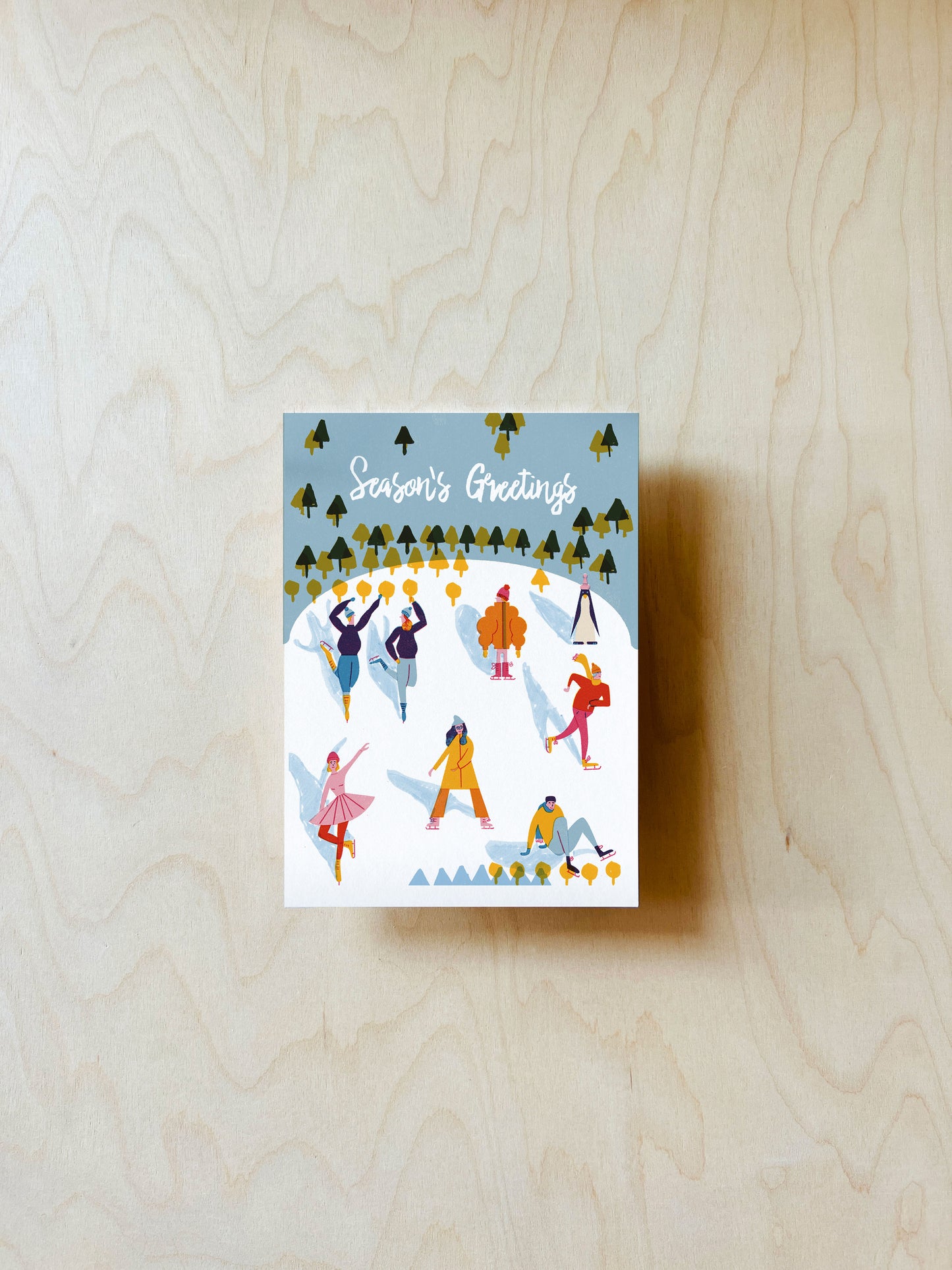Season's Greetings Postkarte DIN A6