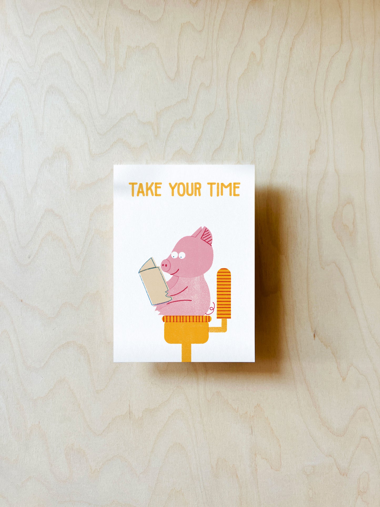 Time Postkarte DIN A6