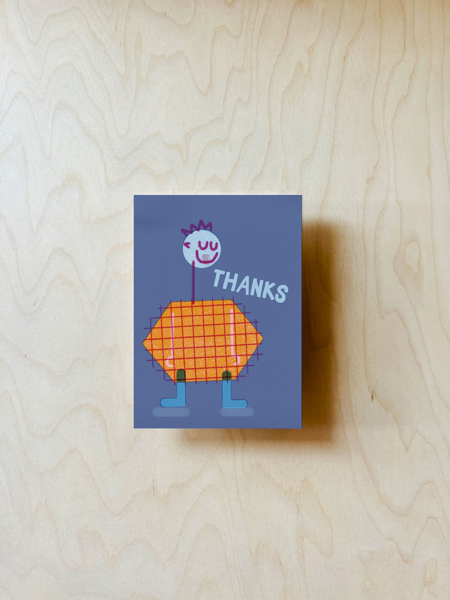 Thanks Postkarte DIN A6