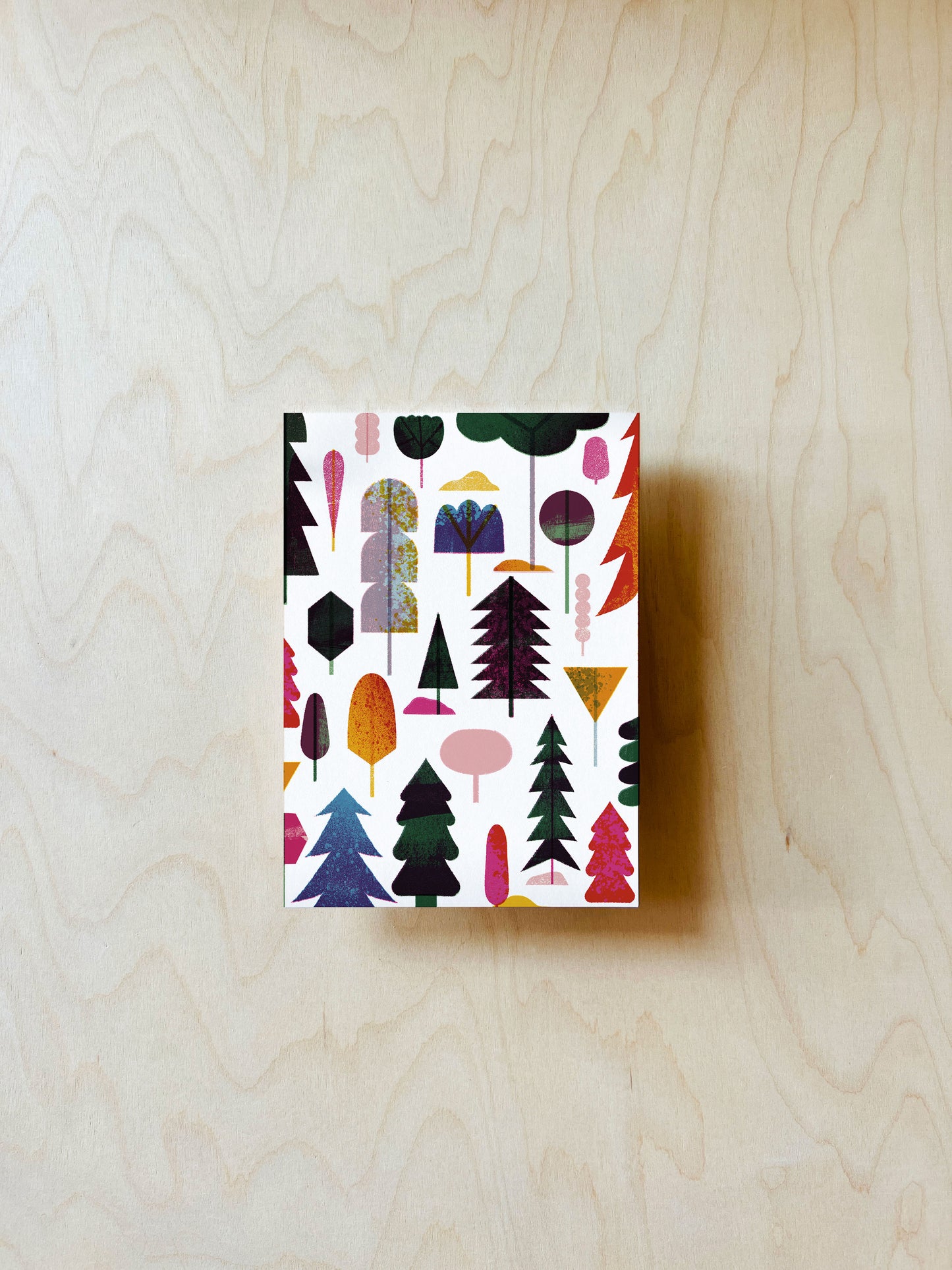 Wald Postkarte DIN A6