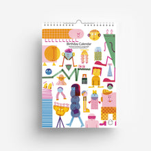 Laden Sie das Bild in den Galerie-Viewer, Perpetual Birthday Friends Calendar jungwiealt
