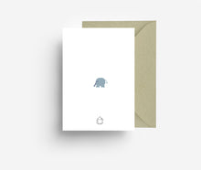 Laden Sie das Bild in den Galerie-Viewer, Elephant Greeting Card jungwiealt