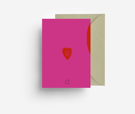Heart Love Greeting Card jungwiealt