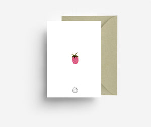 Strawberries Greeting Card jungwiealt