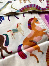 Laden Sie das Bild in den Galerie-Viewer, detail of Organic Cotton Horse Bandana Scarf jungwiealt