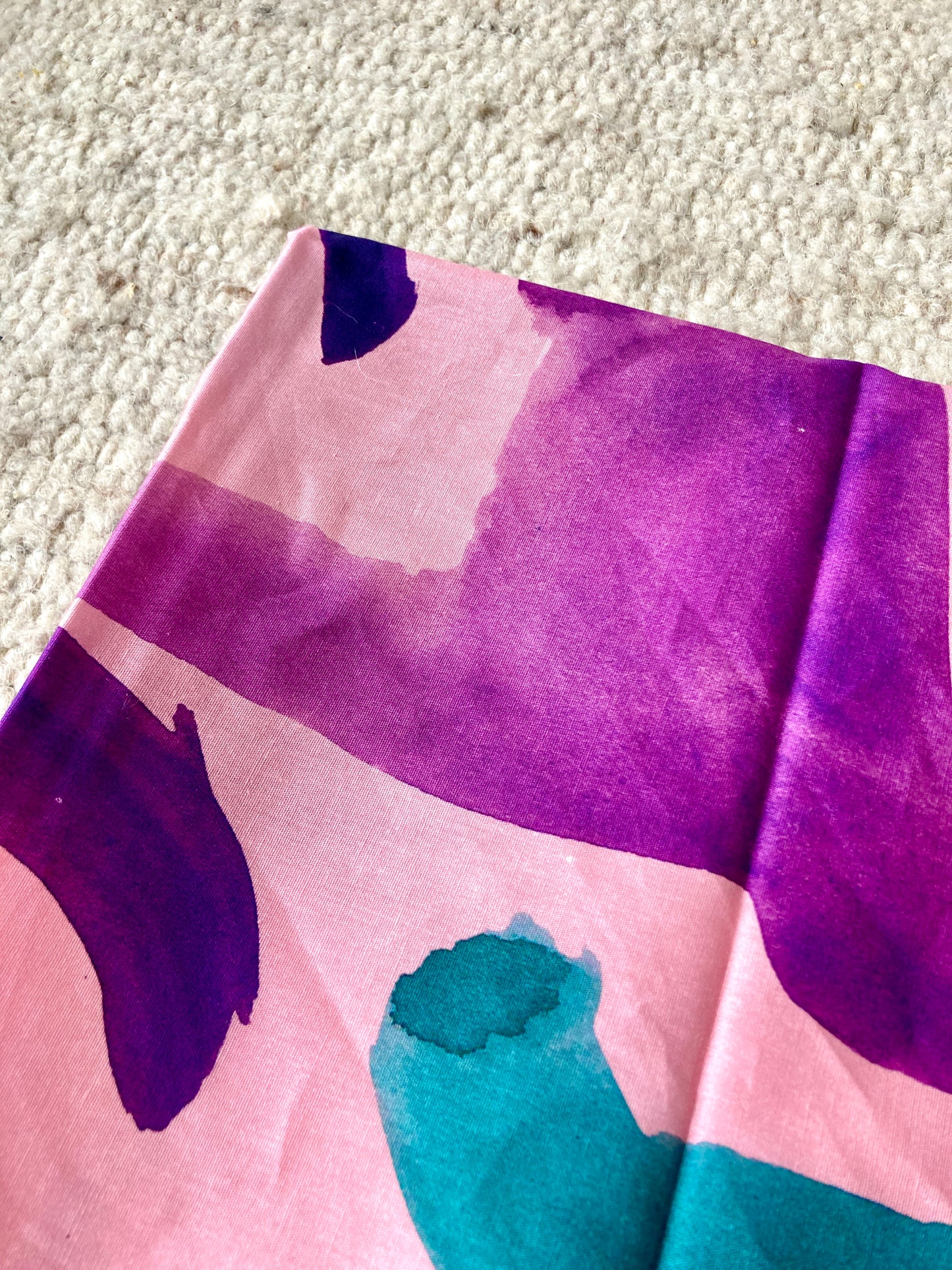 detail of Organic Cotton Abstract Bandana Scarf jungwiealt