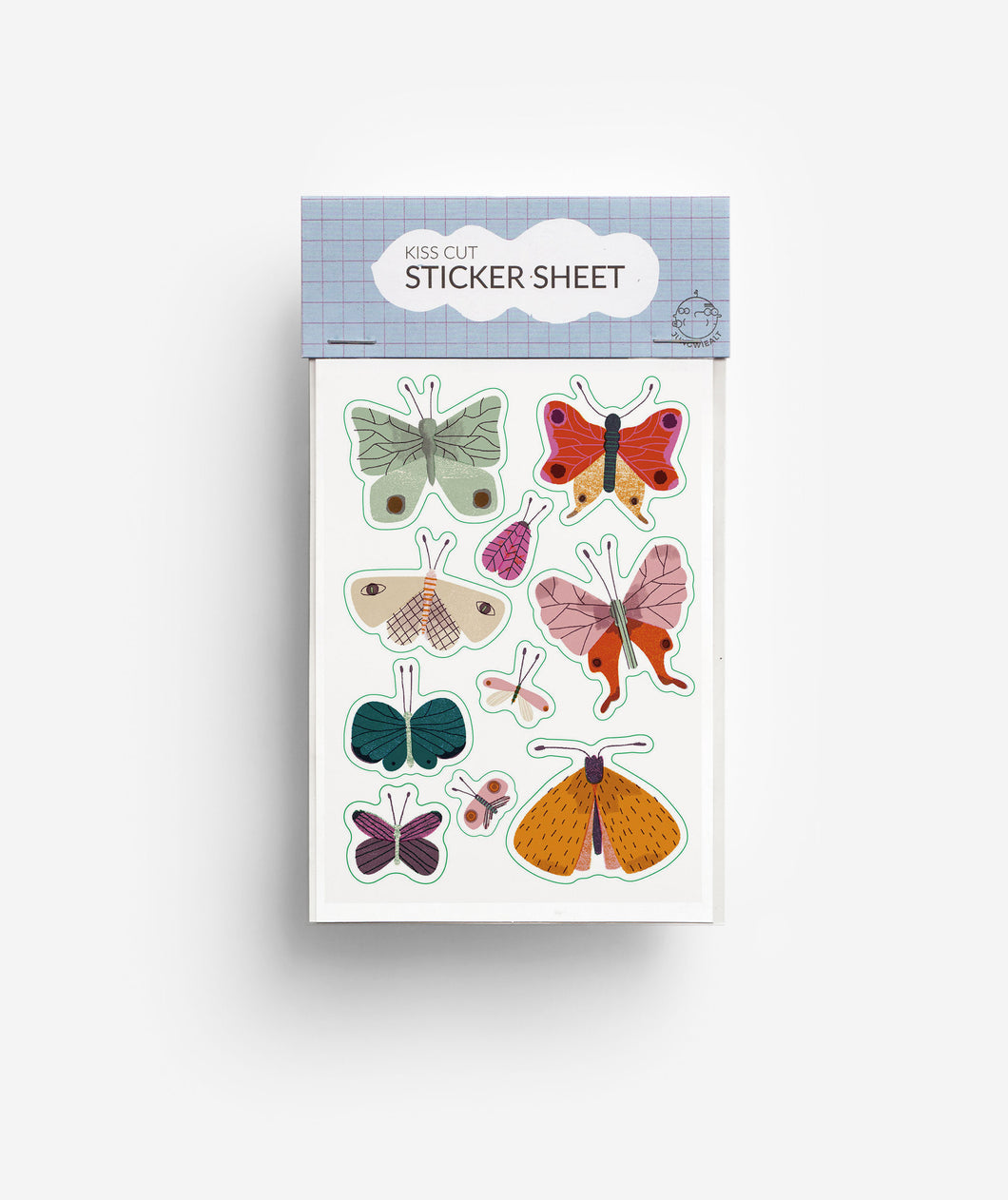 Butterfly Kiss Cut Sticker Sheet jungwiealt