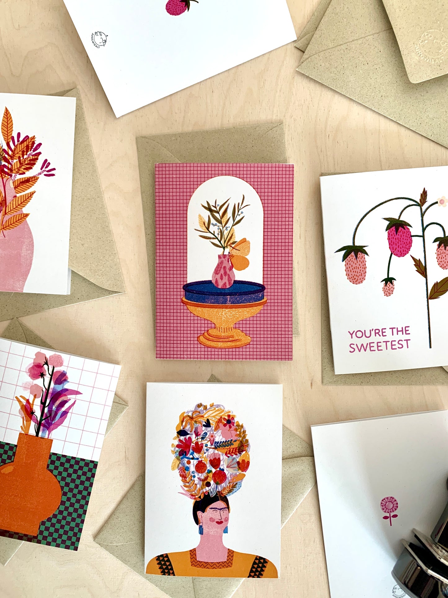 Flower Greeting Card Set jungwiealt