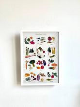 Laden Sie das Bild in den Galerie-Viewer, detail of framed Seasonal Food Digital Print DIN A3 jungwiealt