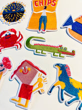 Laden Sie das Bild in den Galerie-Viewer, Krokodil Aufnäher