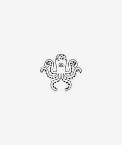 Oktopus Stempel