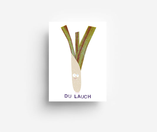 Du Lauch Postkarte DIN A6