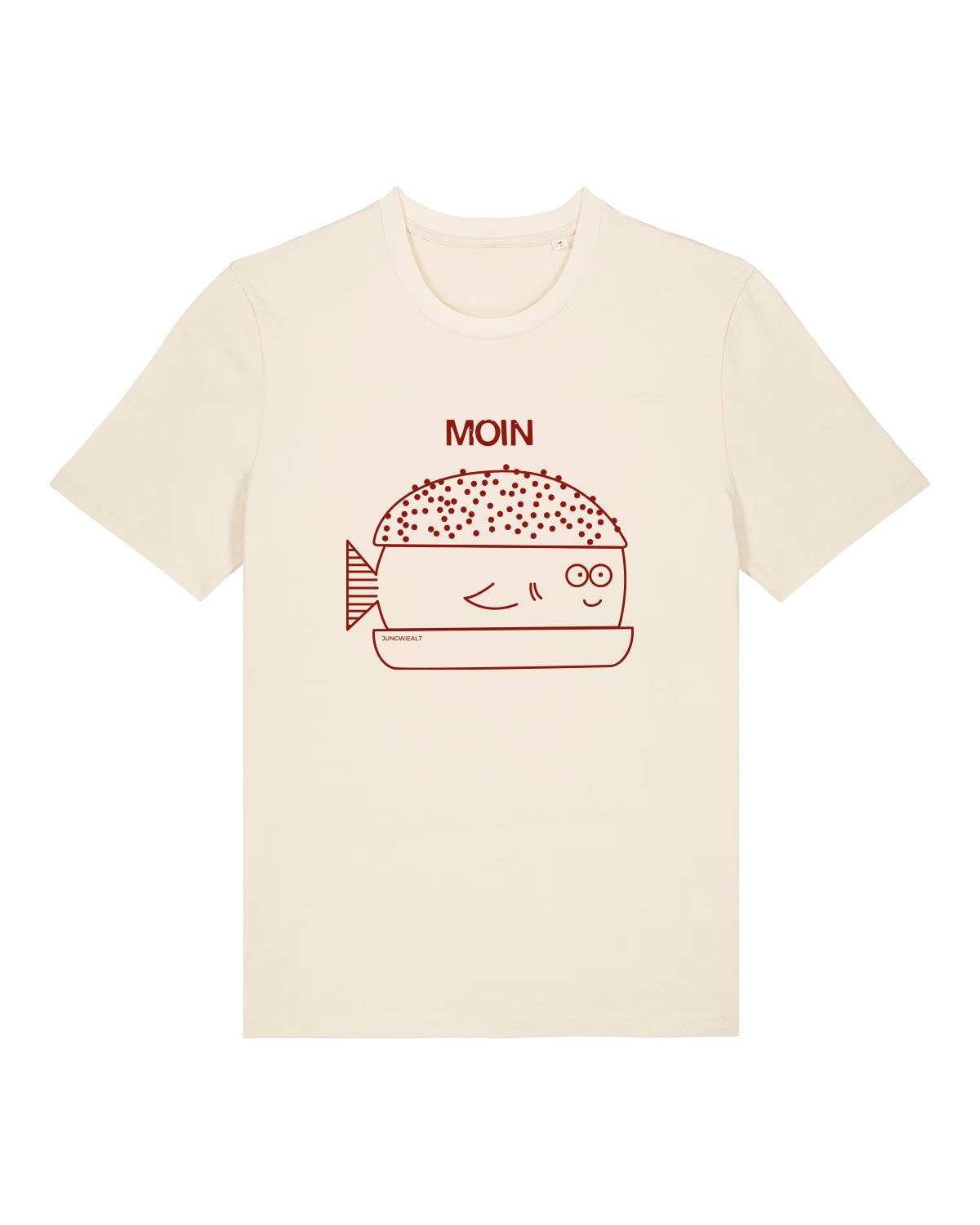 Regular T-Shirt Fischbrötchen Natural Raw