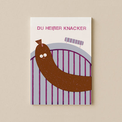 Knacker Postkarte DIN A6