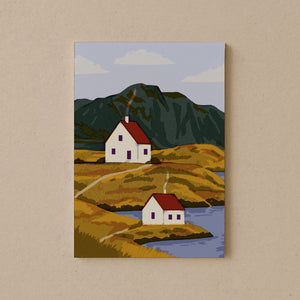 Küstenhaus Postkarte DIN A6