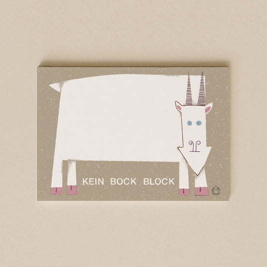 Kein Bock Block Notizblock DIN A6