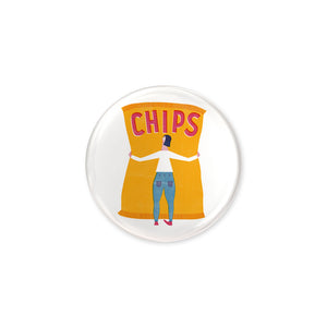 Magnetischer Chips Button