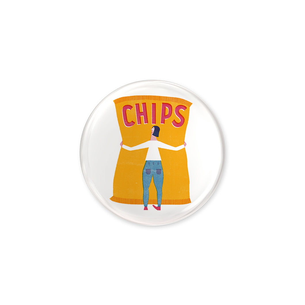 Magnetic Chips Button
