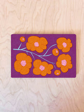 Laden Sie das Bild in den Galerie-Viewer, Vintage Blumen Frühstücksbrett Set