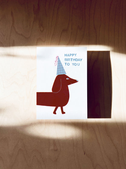 Geburtstagswiener Postkarte DIN A6