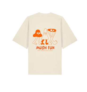 Oversize T-Shirt Mush Fun Cream
