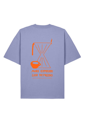 Oversize T-Shirt Neon Espresso Violet