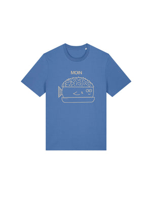 Regular T-Shirt Fischbrötchen Bright Blue