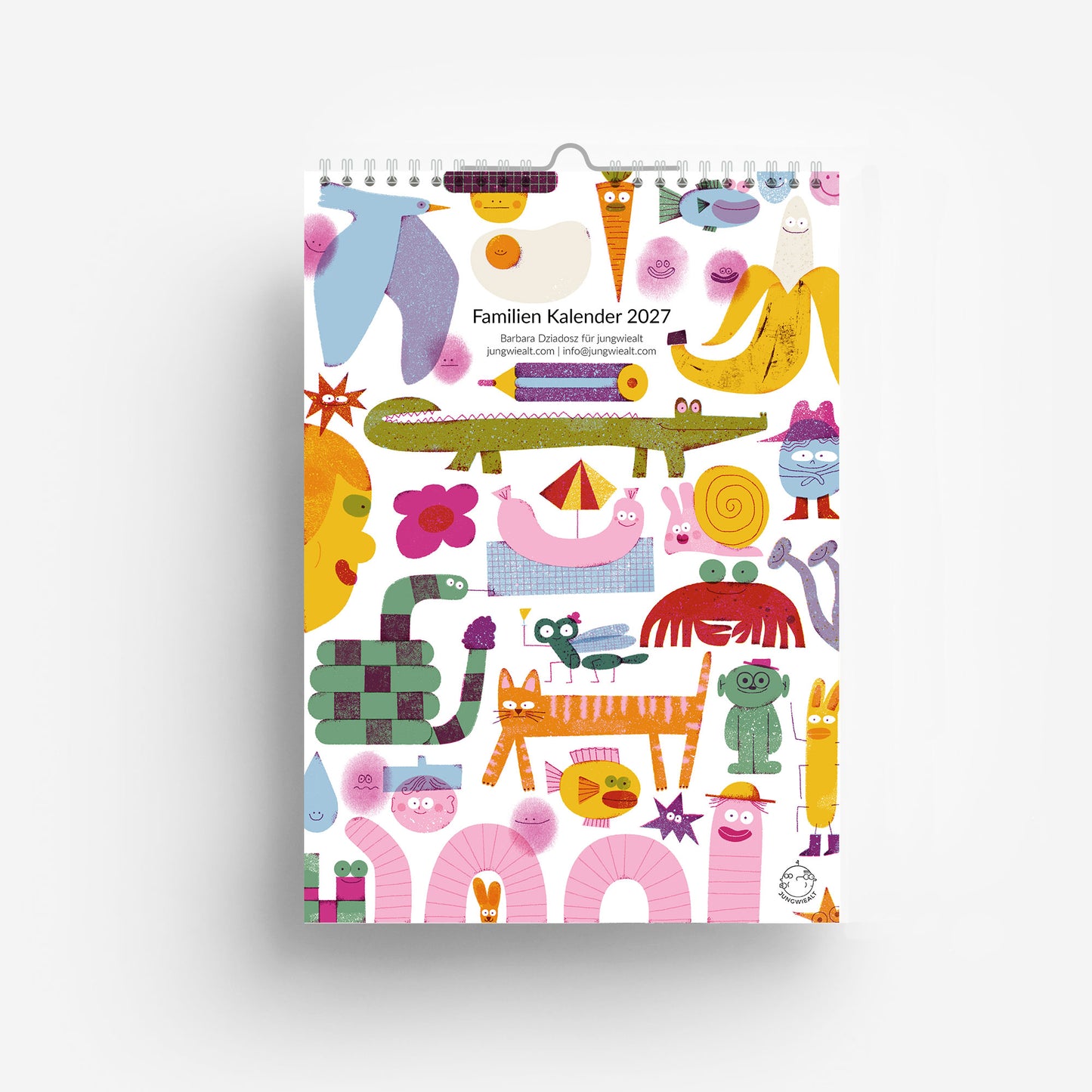 2027 Familien Kalender DIN A4